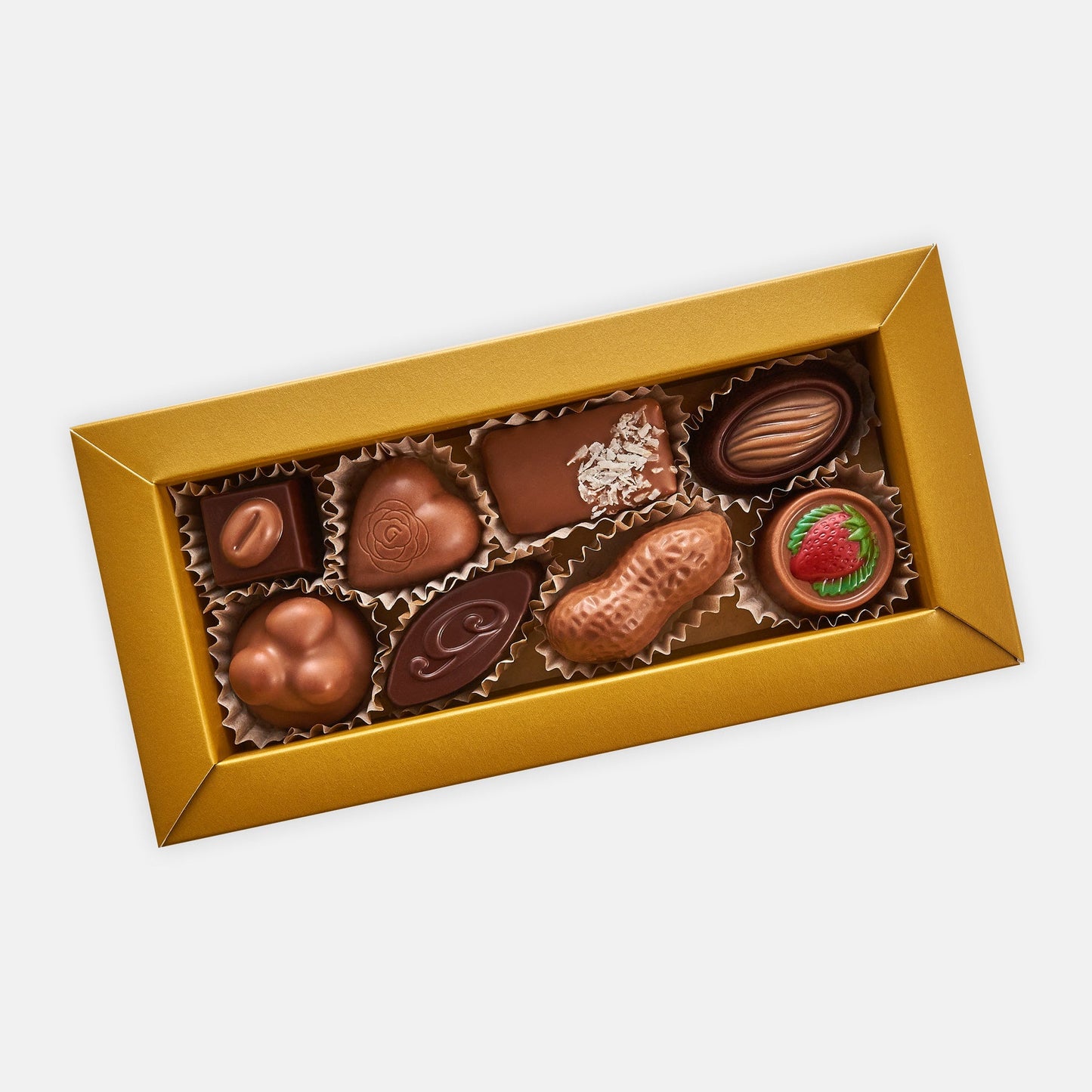 8 Piece Dark and Milk Chocolate Selection