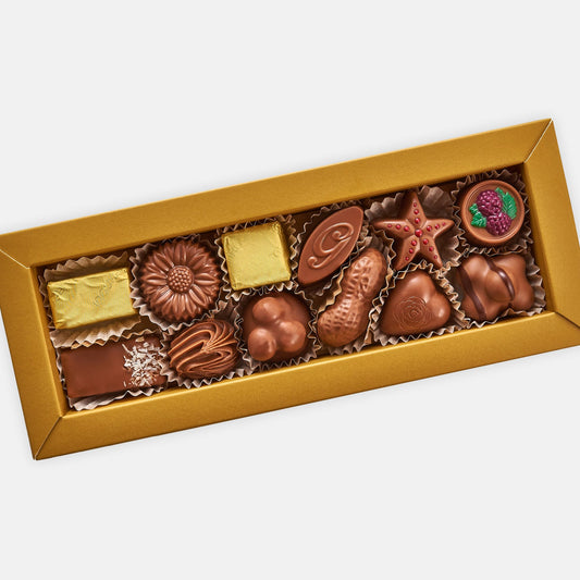 12 Piece Milk Chocolate Selection