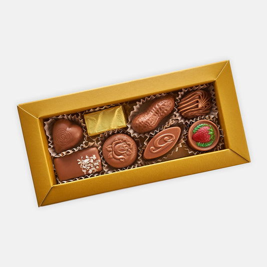 8 Piece Milk Chocolate Selection