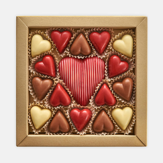 Chocolate Heart Gift Box